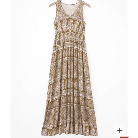 Hill Dresses Hill Easy Smocked Maxi Dress Poshmark